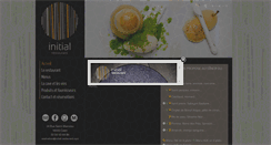Desktop Screenshot of initial-restaurant.com